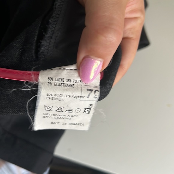 Saint Hilaire Dark Gray Wool Trousers - Picture 7 of 7